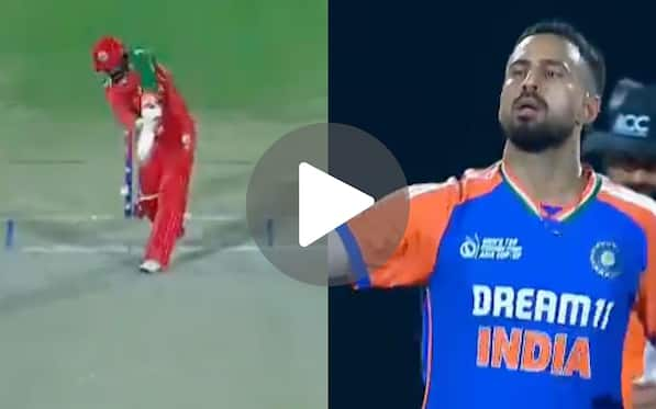 [Watch] Ramandeep Singh Destroys UAE Batters' Stump With A Sharp Delivery In Emerging Asia Cup 2024